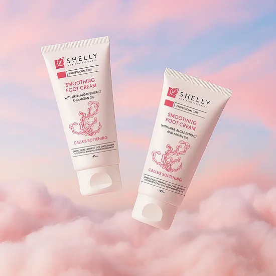 SHELLY mīkstinošs kāju krēms ar urea, aļģu ekstraktu un argāna eļļu 45ml
